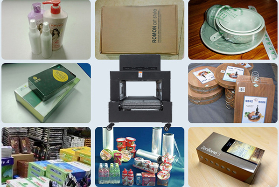 กล่องขนาดเล็ก PVC Heat Seal Shrink Wrap Machine PE POF กล่องบรรจุภัณฑ์