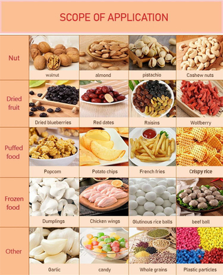 เครื่องบรรจุขนมอัตโนมัติผลไม้ชิป Multihead Weigher เครื่องบรรจุ