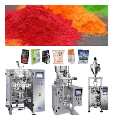 100g - 5kg เครื่องบรรจุผงแนวตั้งฟิล์มแนวตั้ง Flow Pack Machine