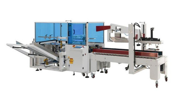 เครื่องบรรจุหน้ากาก FFP2 FFP3 แบบใช้แล้วทิ้ง Cartoning Erecting Horizontal Flow
