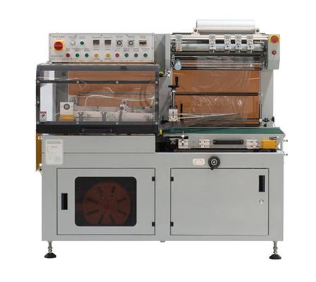 เครื่องห่อกล่องพลาสติก PLC Sealing POF Film เครื่องหดอัตโนมัติ