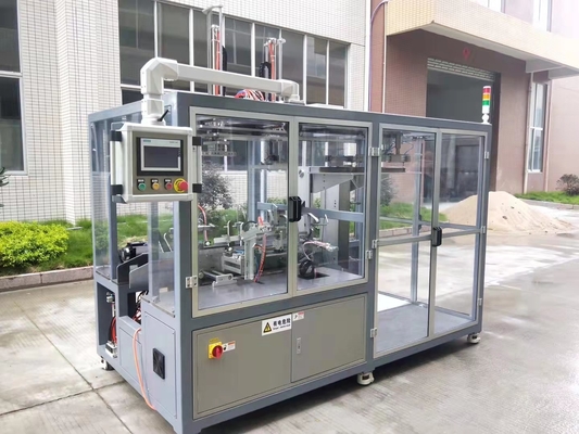 เครื่องบรรจุกล่องลูกฟูกอัตโนมัติ 3 ชั้น PLC