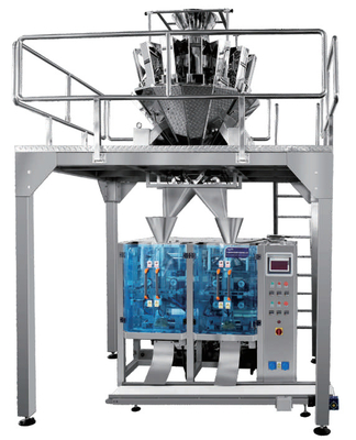 เครื่องชั่งน้ำหนักอัตโนมัติ PLC เครื่องบรรจุเม็ดอัตโนมัติแนวตั้ง