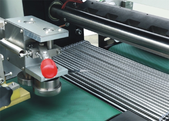 PLC เครื่องบรรจุแนวนอนแบบแนวนอน เครื่องซีลลำเลียงเซอร์โวมอเตอร์